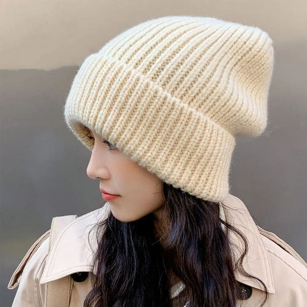 High Quality Multi Colors Knitted Beanies Solid Cute Woman/Men