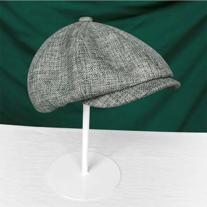 Octagonal Newsboy Cap Spring Summer Breathable Sun Protection Hat