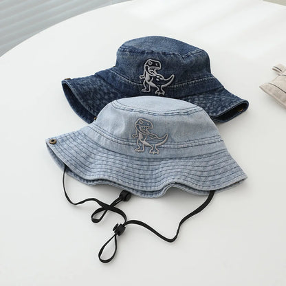 Toddler Boys Summer Kids Sun Beach Outdoor Denim Hat