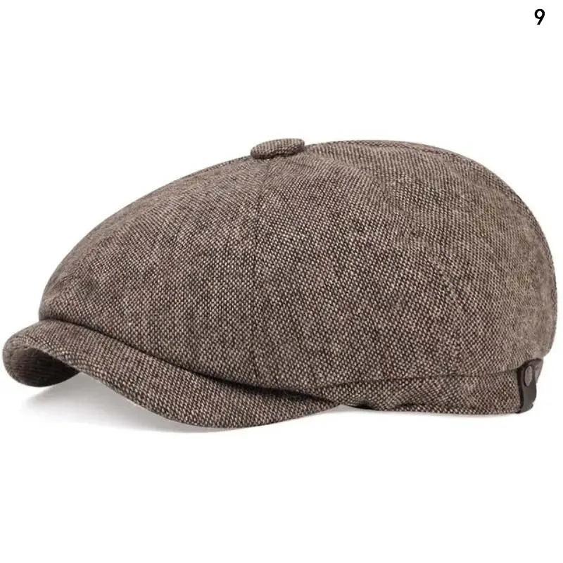 Men Casual Peaky Blinders Hat Spring Autumn Retro Beret Hats