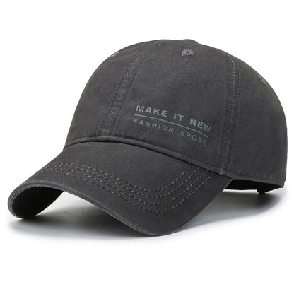Letter Embroidery Visor Baseball Cap Adjustable Pure Cotton Peaked Cap Casquette For Man Women Unisex