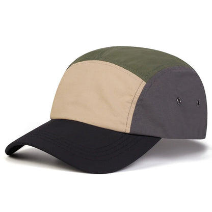 Unisex Multi Color Splicing Baseball Caps Quick Drying Hat