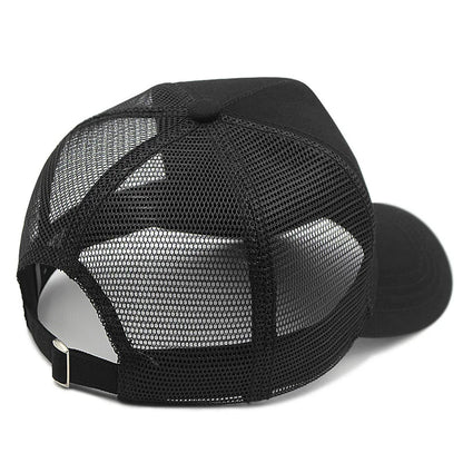 Adult Summer Cotton Lady Mesh Sun Hats Big Hat Men Plus Size Baseball Caps
