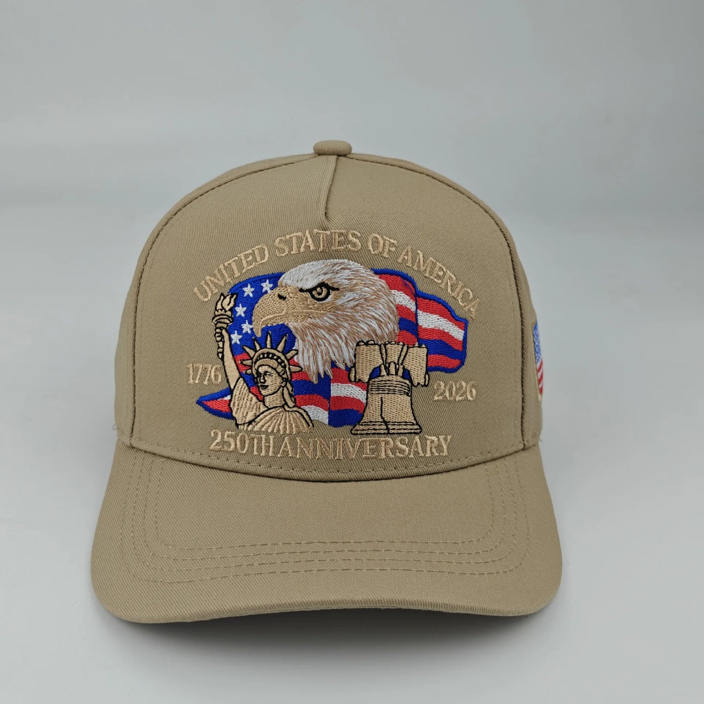 USA 250th Anniversary Eagle Print Hat Baseball Cap