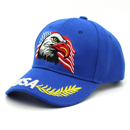Unisex Baseball Cap 3D USA Eagle Embroidery Cap Men And Women