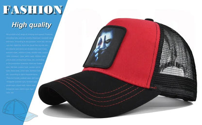 Snapback Caps Summer Breathable Baseball Cap Patch Embroidery Bones Unisex Hip Hop Hats