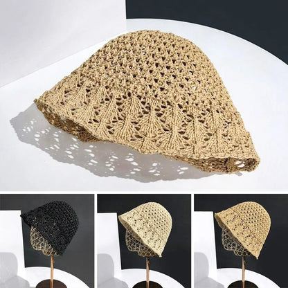 New Hollow Fisherman Hat Fold Breathable Bucket Hat