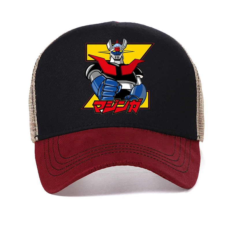 Mazinger z Anime Movie Robot Hat Men's Goldorak Baseball Cap