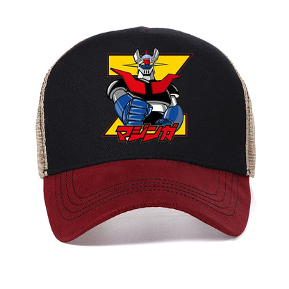 Mazinger z Anime Movie Robot Hat Men's Goldorak Baseball Cap