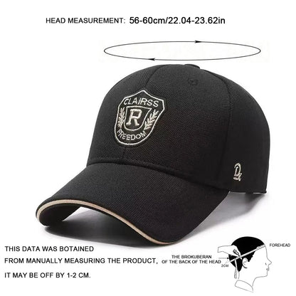 Unisex Clairss R Freedom Embroidery Baseball Caps Spring Autumn