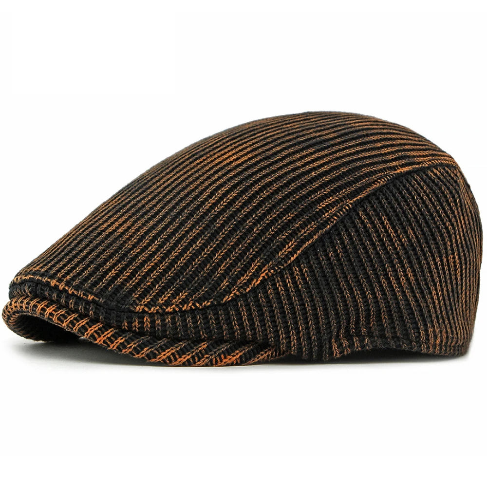 Men Berets Autumn Winter Knitted Hats For Women Artist Painter Beret Hat