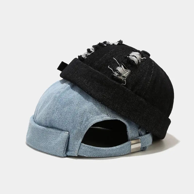 Four Seasons Cotton Solid Docker Cap