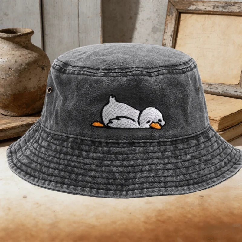 Adorable Duck Pattern Fisherman's Cap