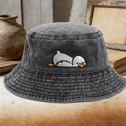 Adorable Duck Pattern Fisherman's Cap