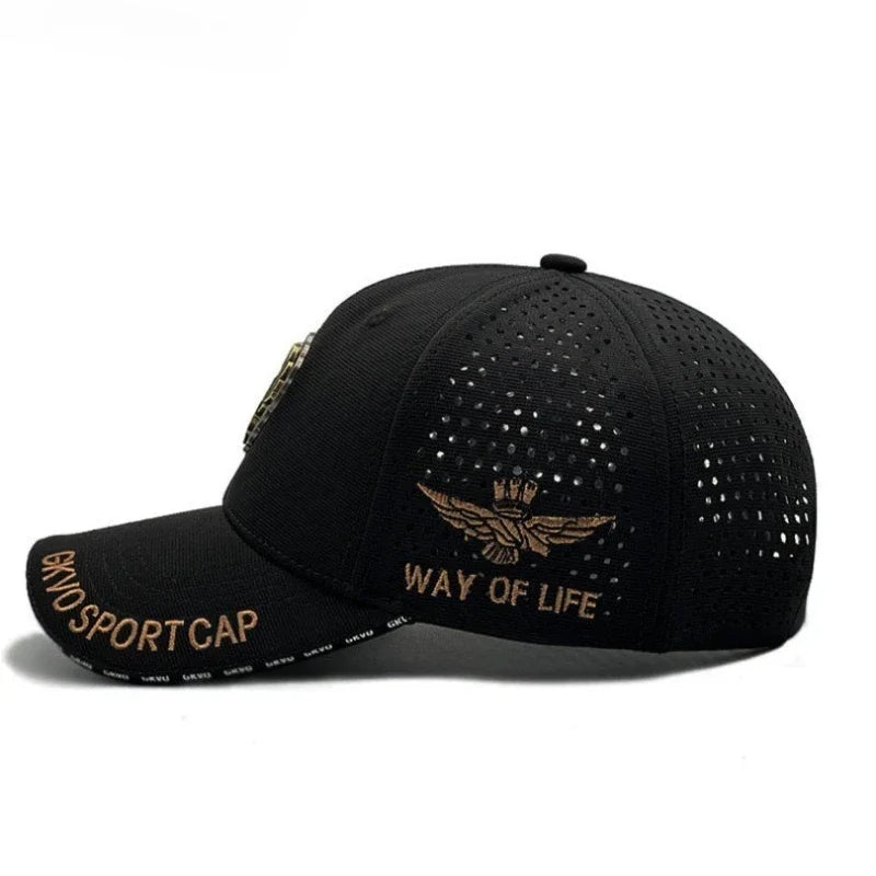 Extra Wide Fit Men's Baseball Cap Summer