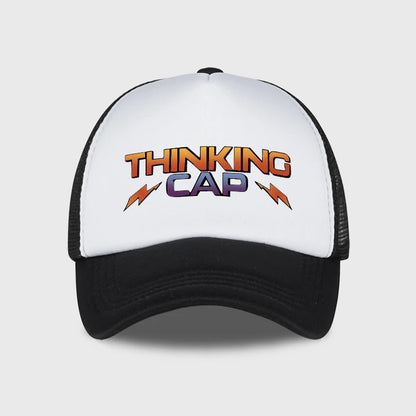 Thinking Cap Printed Mesh Baseball Cap Outdoor Mesh Baseball Cap