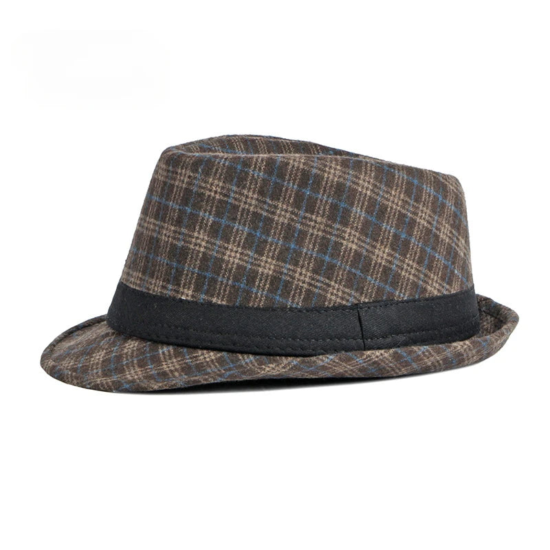 New Woolen Jazz Hat In Spring Autumn And Winter Men