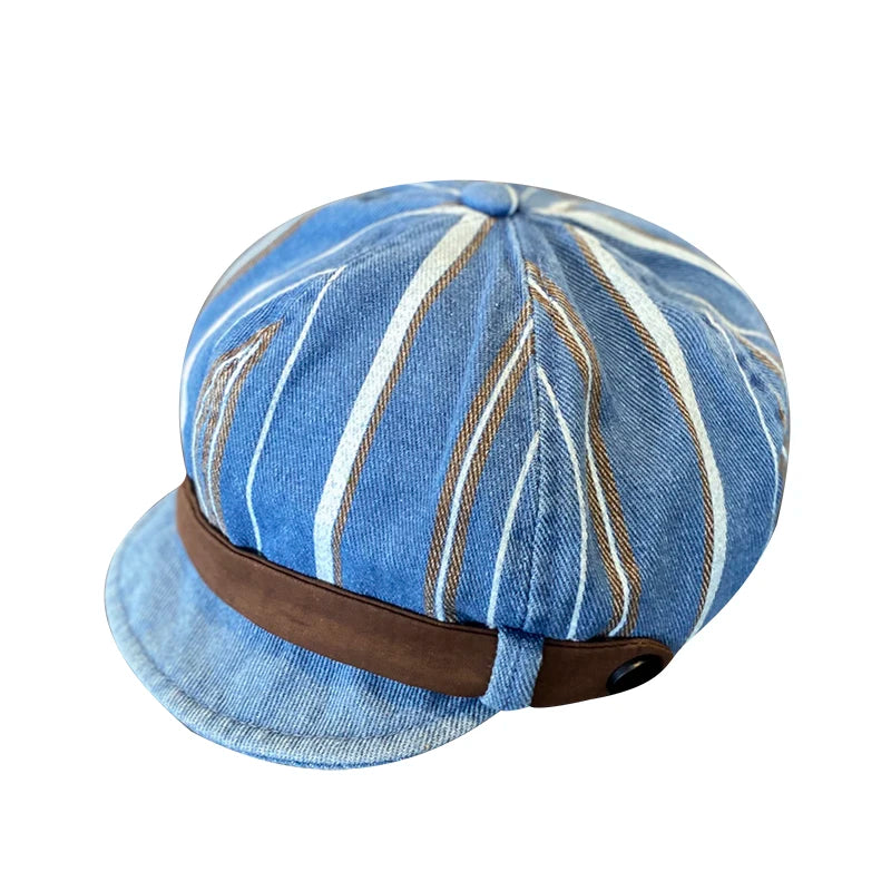 Baby Hat Denim Spring Autumn Fashion Korean Style Flat Cap