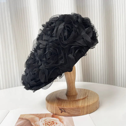 Women's Retro Concave Temperament Beret Personalized Hat