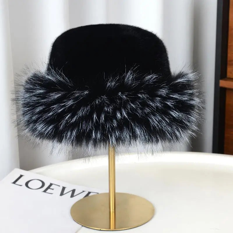 Winter Plush Fisherman Hat For Women