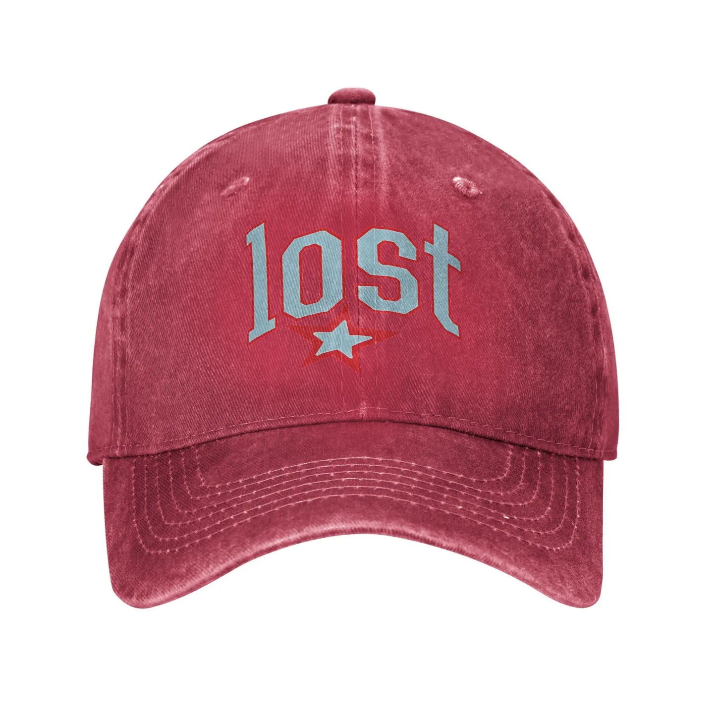 Lost Americana Rapper Baseball Cap Vintage Distressed Cotton