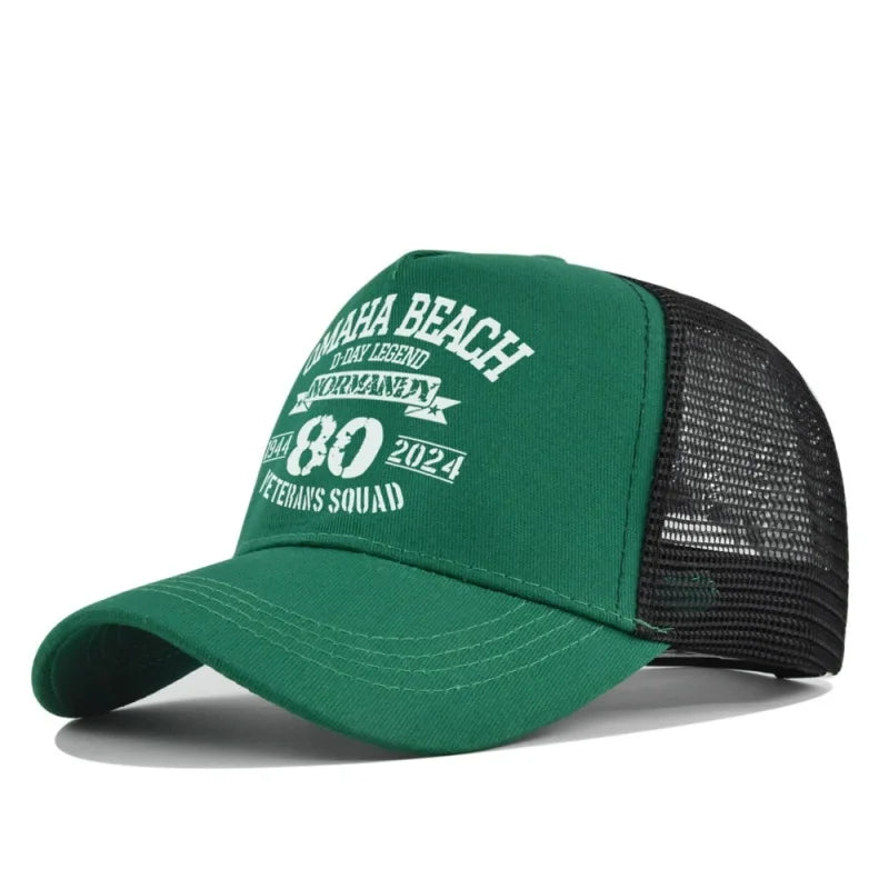 Spring Summer Printed Mesh Breathable Baseball Cap