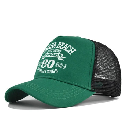 Spring Summer Printed Mesh Breathable Baseball Cap