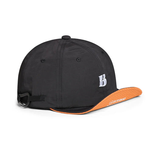 Color-Matched Quick-Drying Embroidered Letter "B" Wide-Brimmed Baseball Cap
