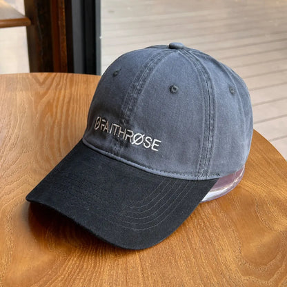 INS Style Letter Embroidered Baseball Cap