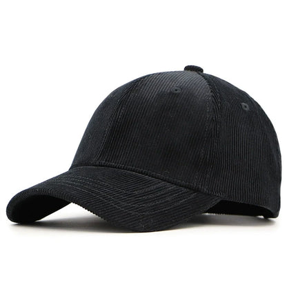 Corduroy Hat For Men With Large Head Circumference Size Baseball Cap