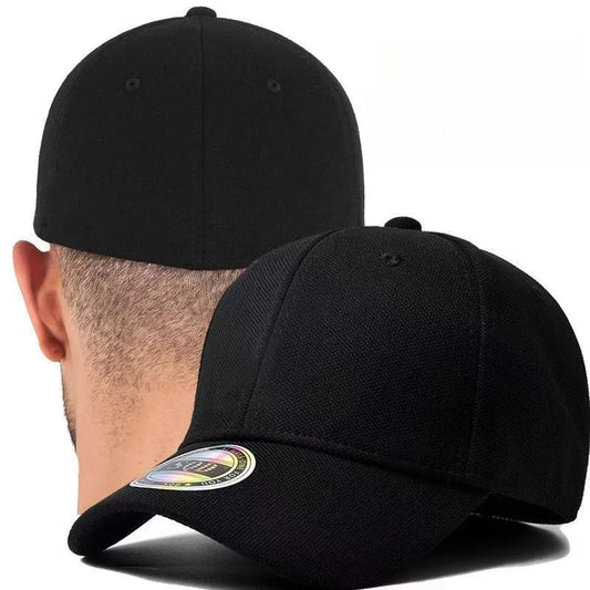 New High Quality Baseball Cap Man Fitted Closed Full Cap Mesh Cap Outdoor