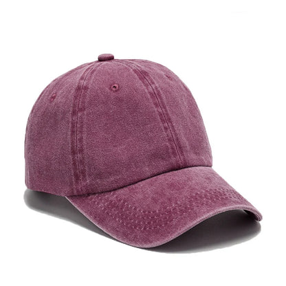 2026 Vintage Washed Denim Baseball Cap 100% Cotton Dad Hat