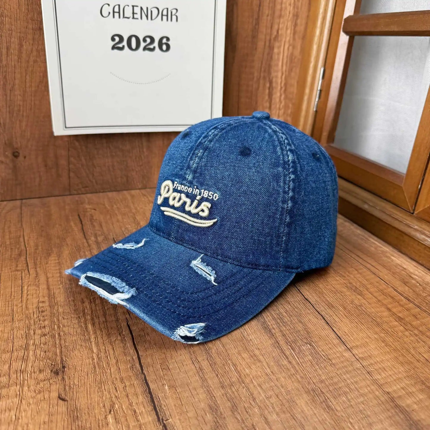 Vintage Washed Cotton Baseball Cap Women