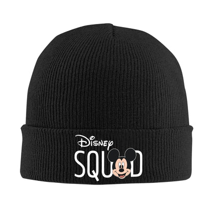 Minnie Mouse Mickey Knitted Caps For Women Men Beanie Winter Hats