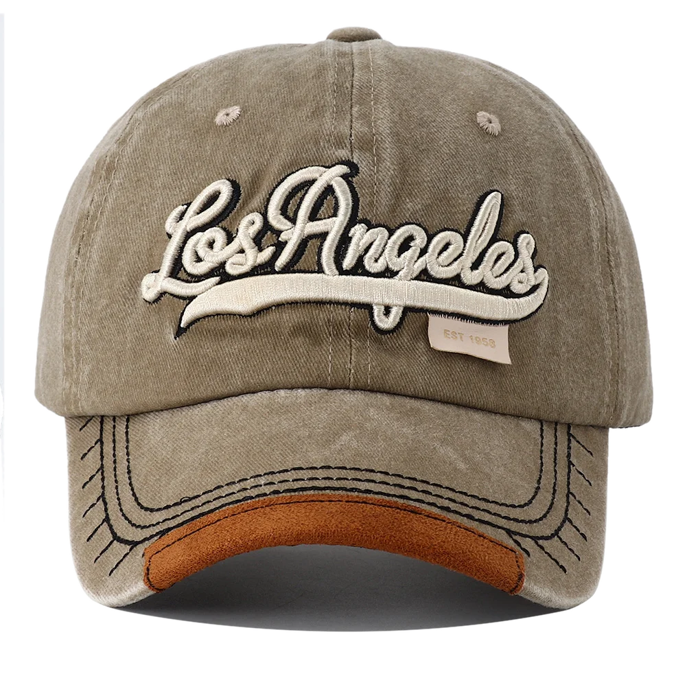 2025 New Designer Spring Summer Letter Embroidery Cotton Baseball Cap