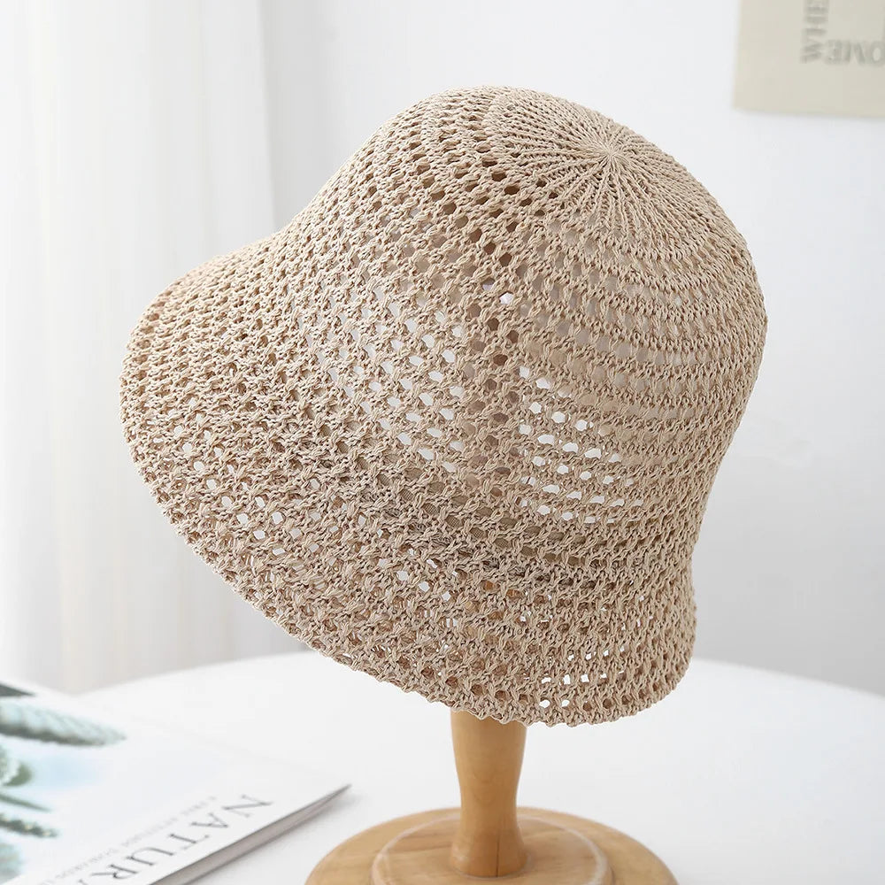 Women Foldable Sun Hat Breathable Beach Cap
