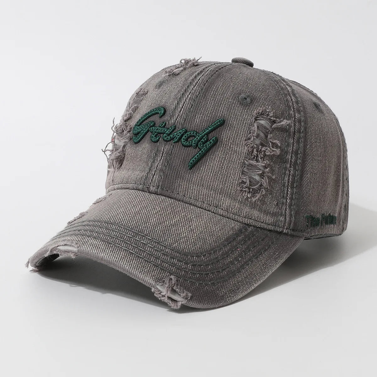Vintage Korean Distressed Baseball Cap