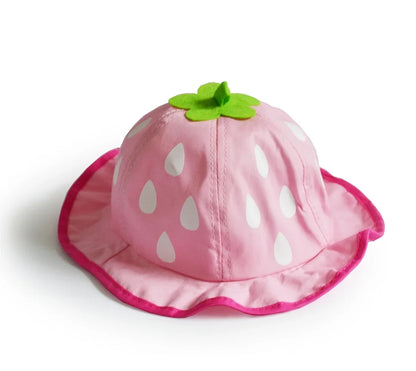 Bucket Hat, Fashion Baby Kids Boys Girls Strawberry Cap Toddler Spring Bucket Hat