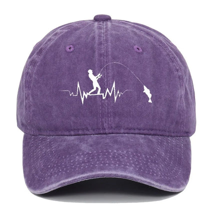 Fashion Fishing Pattern Design Embroidery Baseball Cap