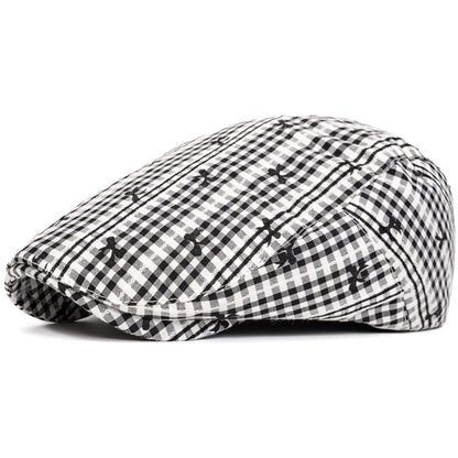 Men Women Adjustable Ivy Flat Cap Berets