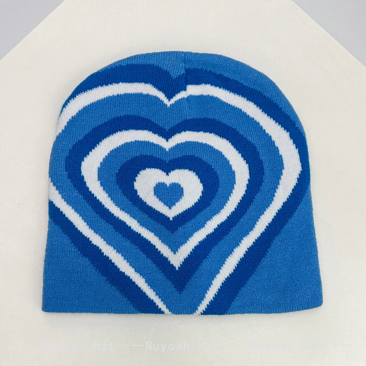 New Men Women Jacquard Five Pointed Star Love Knitted Hats