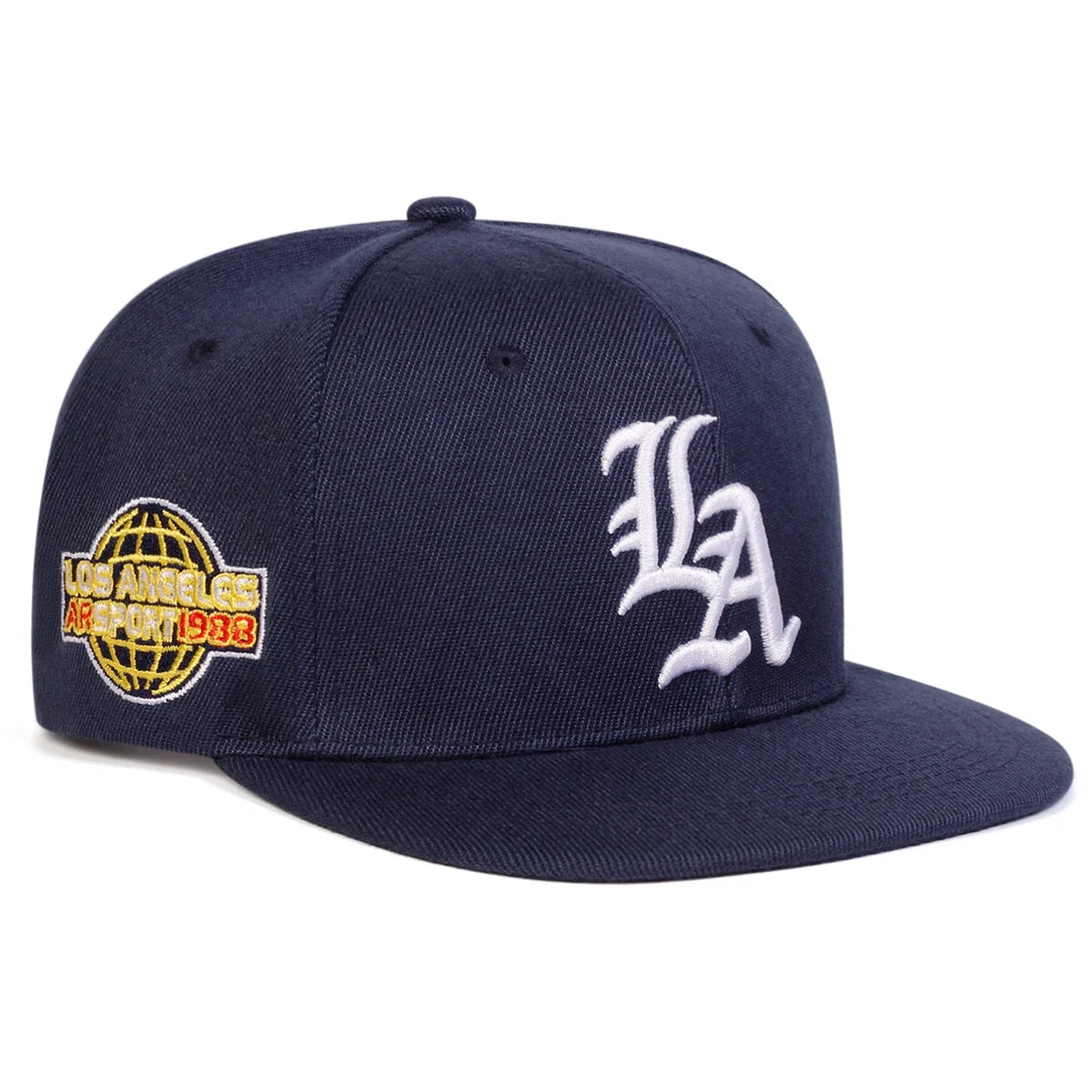 Unisex Gothic LA Letter Embroidery Hip-hop Hats Spring and Autumn