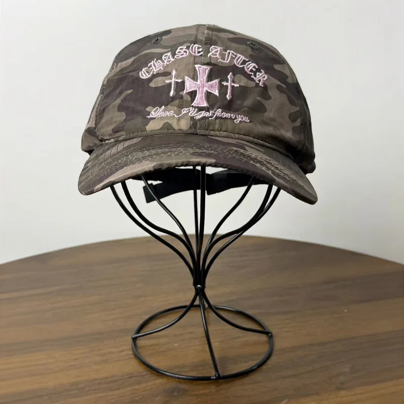 2026 New Summer Fashion Camouflage Plaid Baseball Cap