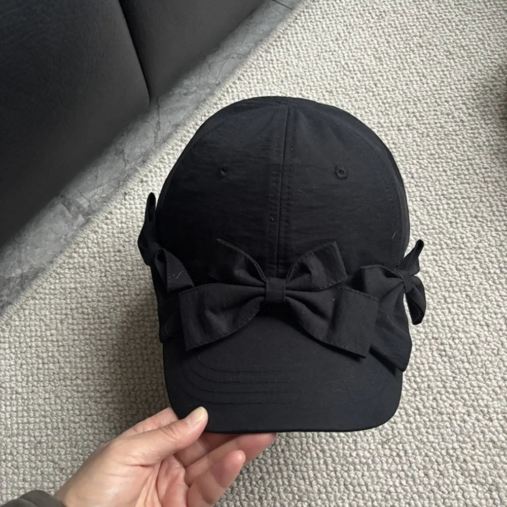 Sweet Lightweight Bowknot Baseball Caps