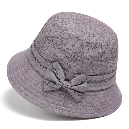 Elderly Grandma Bucket Hat Sun-Shade Fisherman Hat Old Lady Hat