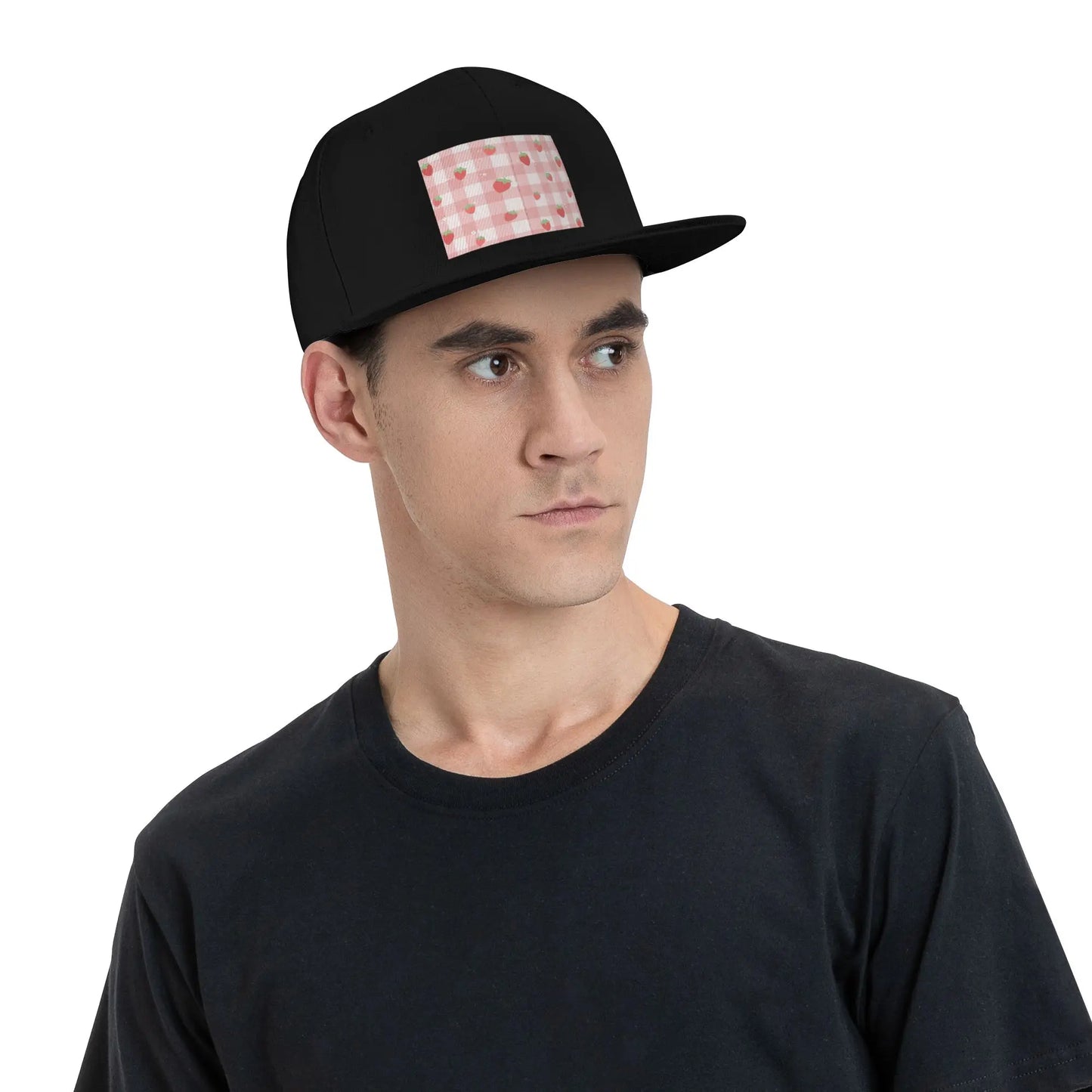 Strawberry Plaid Baseball Caps Snapback Fashion Baseball Hats
