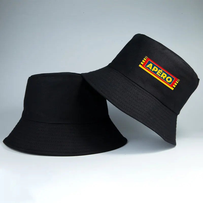 Adult Pastis Apero Bobs Man Reversible Bucket Hat Woman Outdoor Sports Fisherman Cap