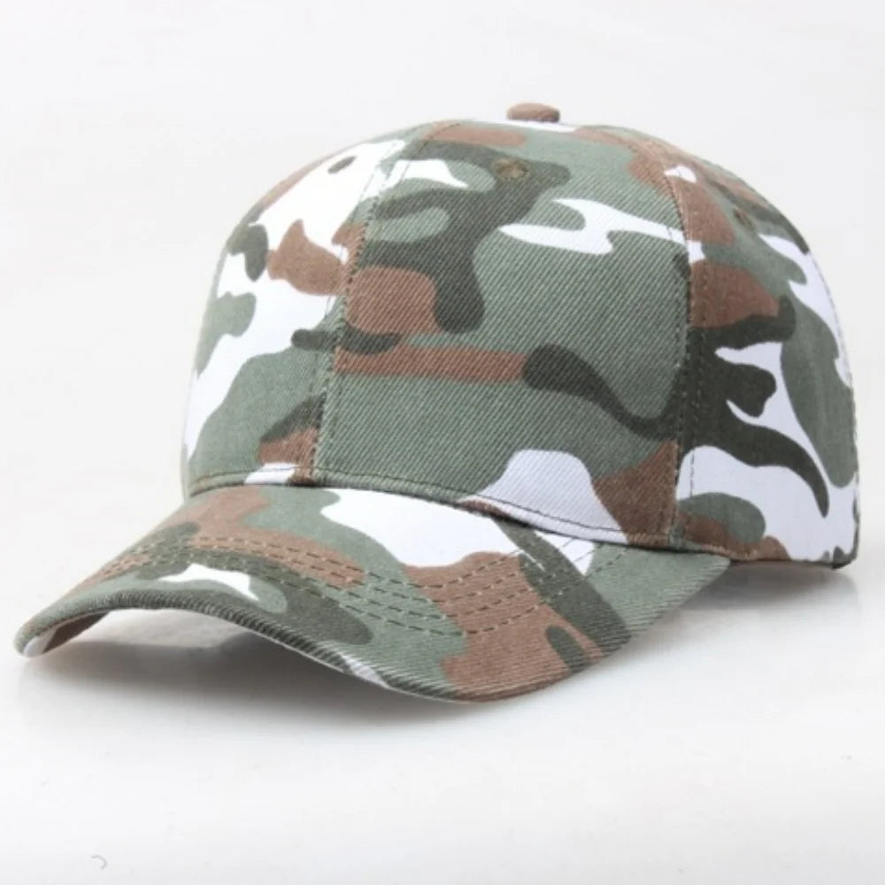 Colors Camouflage Baseball Cap Summer Outdoor Sports Hiking Fishing Hunting Caps Sunscreen Casual Sun Hats
