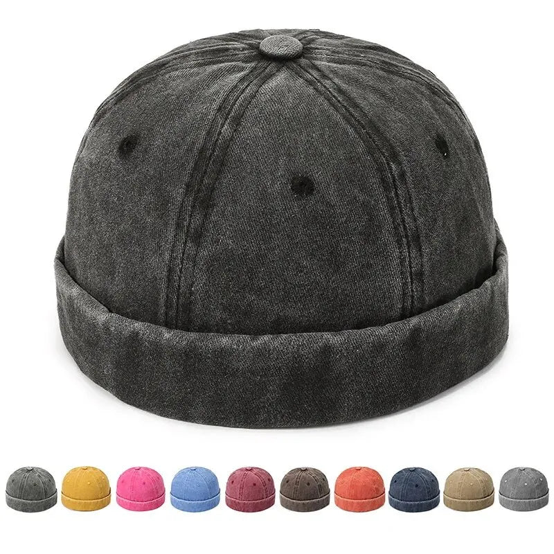Four Seasons Denim Cloth Gua Skin Hat