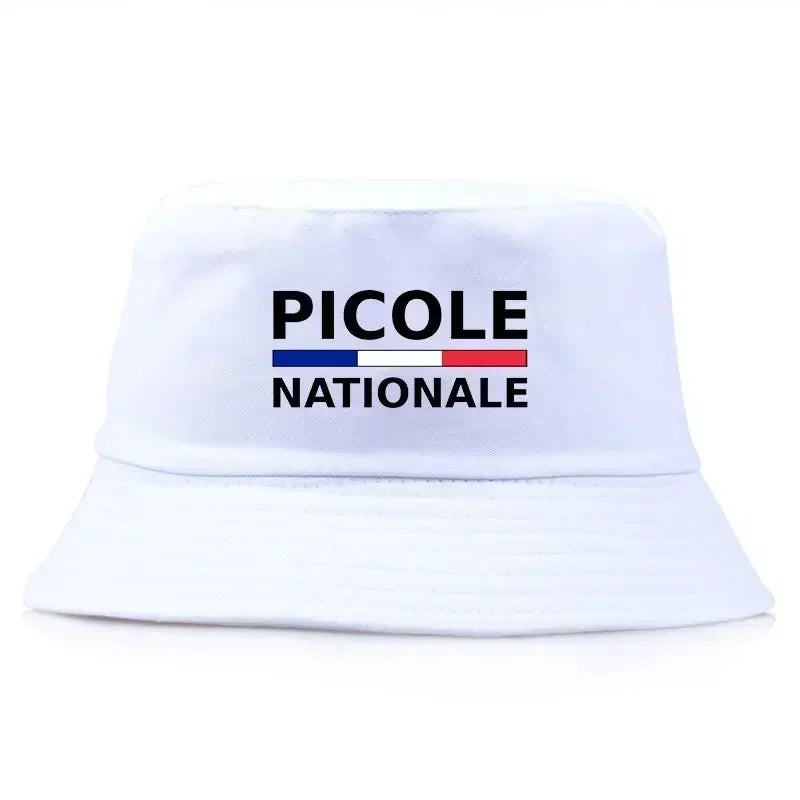 Summer Picole Nationale Bob Man Reversible Bucket Hat Women Cotton Fisherman Cap